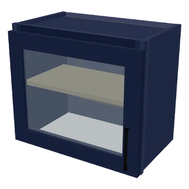 W2118GD cabinet in Shaker Navy Blue