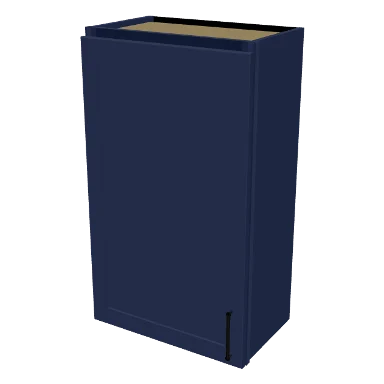 W2136 cabinet in Shaker Navy Blue