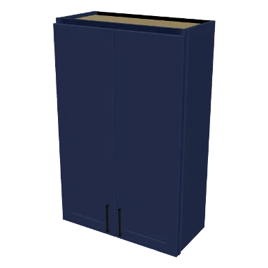 W2742 cabinet in Shaker Navy Blue