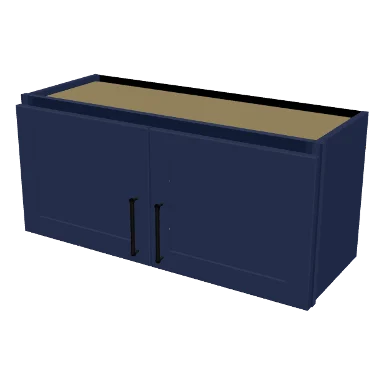 W3315 cabinet in Shaker Navy Blue