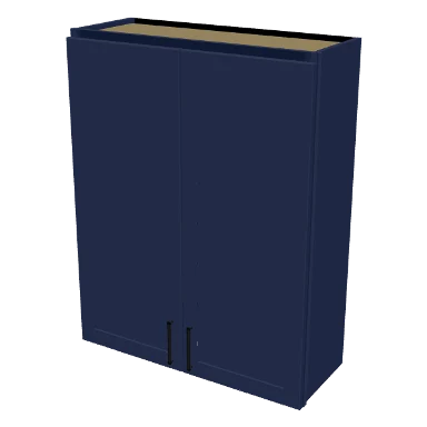 W3342 cabinet in Shaker Navy Blue