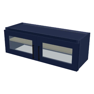 W3612GD cabinet in Shaker Navy Blue