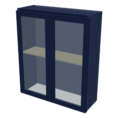 W3642GD cabinet in Shaker Navy Blue