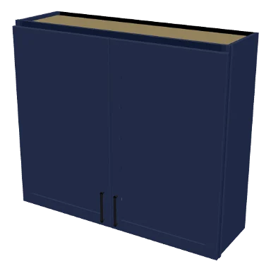 W4236 cabinet in Shaker Navy Blue