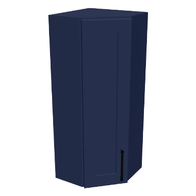WAE1230 cabinet in Shaker Navy Blue