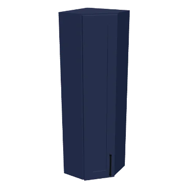 WAE1242 cabinet in Shaker Navy Blue
