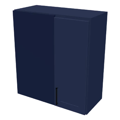 WBC2730 cabinet in Shaker Navy Blue