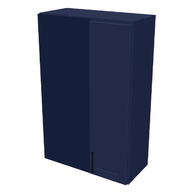 WBC2742 cabinet in Shaker Navy Blue