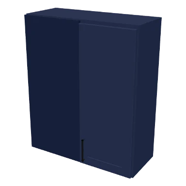 WBC3036 cabinet in Shaker Navy Blue