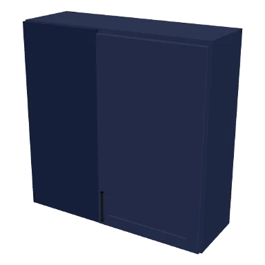 WBC3636 cabinet in Shaker Navy Blue