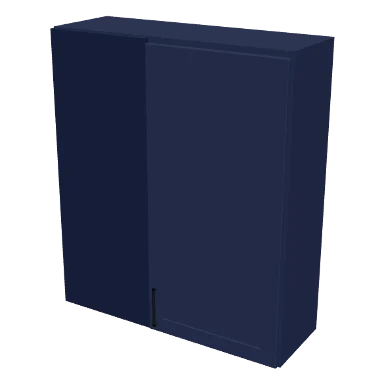 WBC3642 cabinet in Shaker Navy Blue