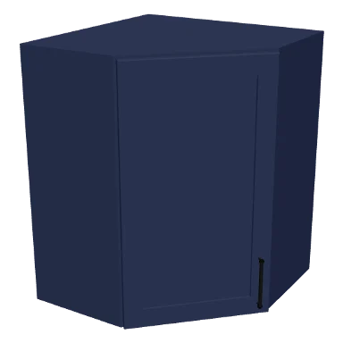 WDC2430 cabinet in Shaker Navy Blue