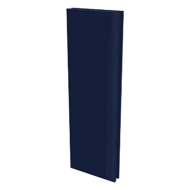 WEDP36 cabinet in Shaker Navy Blue