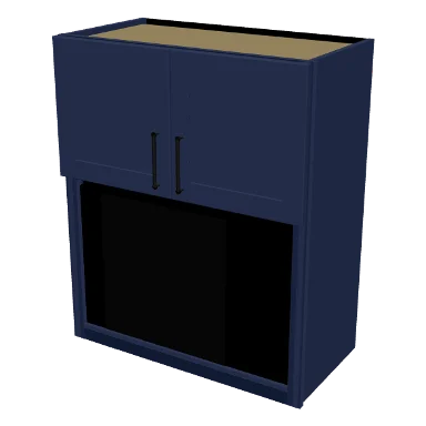 WMO3036 cabinet in Shaker Navy Blue