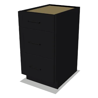 3DB18 cabinet in Shaker Black