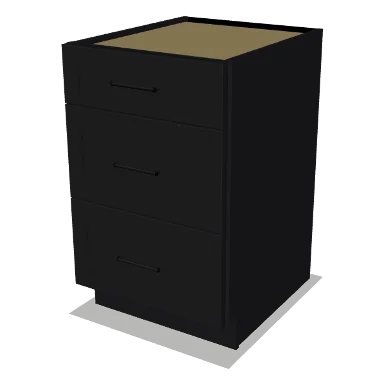 3DB21 cabinet in Shaker Black