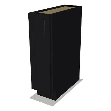 B09FH cabinet in Shaker Black