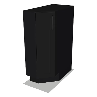 BAE12R cabinet in Shaker Black