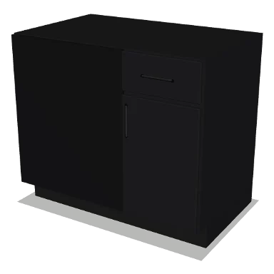BBC42/45-39 cabinet in Shaker Black