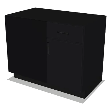 BBC45/48-42 cabinet in Shaker Black