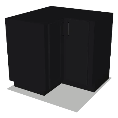 BER36 cabinet in Shaker Black