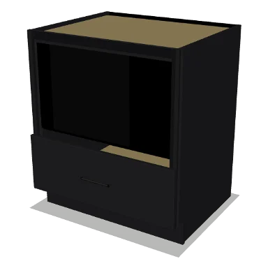 MB30 cabinet in Shaker Black