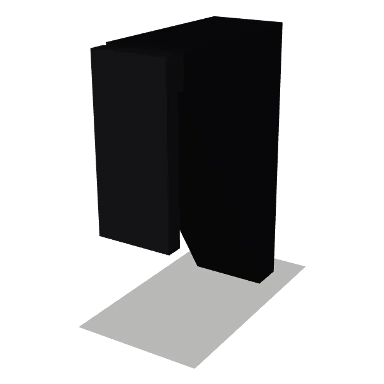 MCB cabinet in Shaker Black
