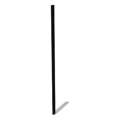REF2496-1.5 cabinet in Shaker Black