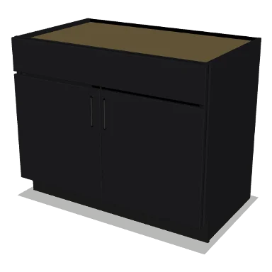 SB42 cabinet in Shaker Black