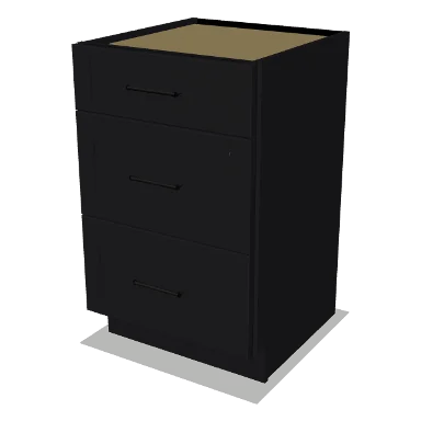 VDB21 cabinet in Shaker Black