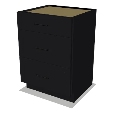 VDB24 cabinet in Shaker Black