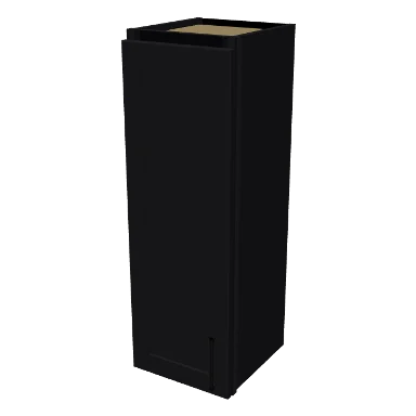 W1236 cabinet in Shaker Black