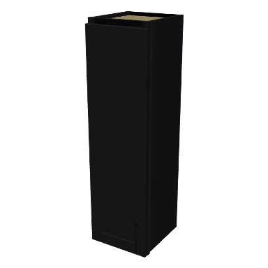 W1242 cabinet in Shaker Black