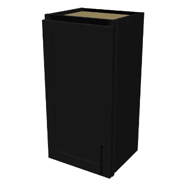 W1530 cabinet in Shaker Black