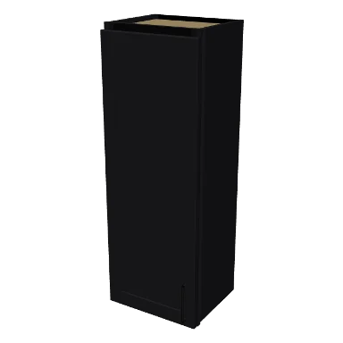 W1542 cabinet in Shaker Black