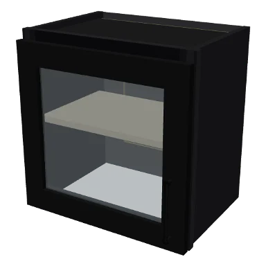 W1818GD cabinet in Shaker Black