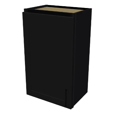 W1830 cabinet in Shaker Black