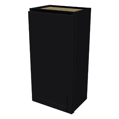 W1836 cabinet in Shaker Black