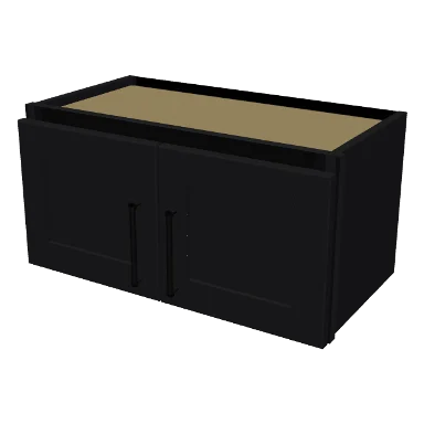 W2412 cabinet in Shaker Black