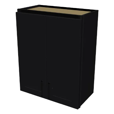 W2430 cabinet in Shaker Black