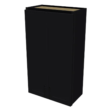 W2442 cabinet in Shaker Black