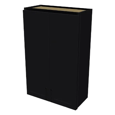 W2742 cabinet in Shaker Black