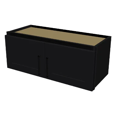 W3012 cabinet in Shaker Black