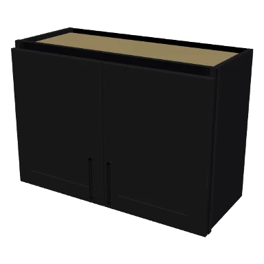 W3021 cabinet in Shaker Black