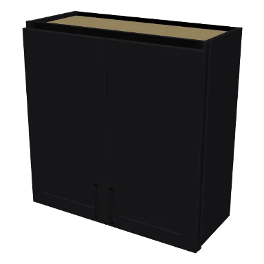 W3030 cabinet in Shaker Black