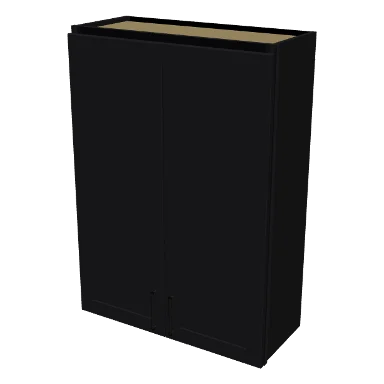 W3042 cabinet in Shaker Black