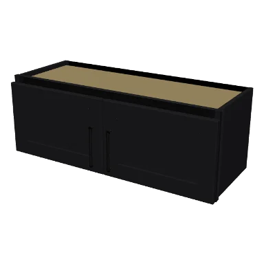 W3312 cabinet in Shaker Black