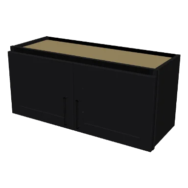 W3315 cabinet in Shaker Black