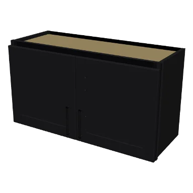 W3318 cabinet in Shaker Black