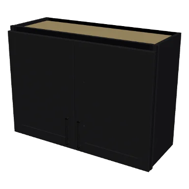 W3324 cabinet in Shaker Black